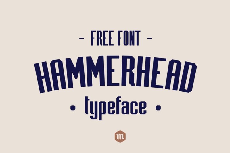 Hammerhead Typeface|Industrial Condensed Font