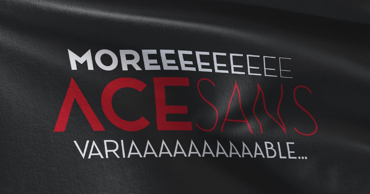 Ace Sans Variable Font