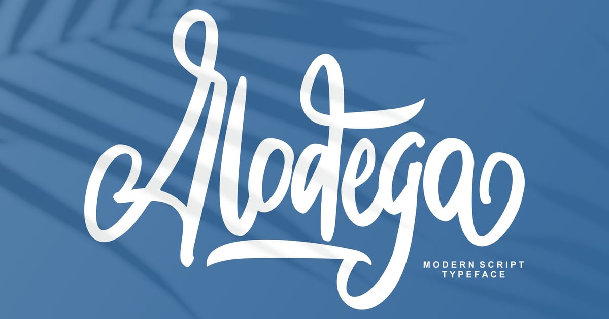 Alodega Modern Script