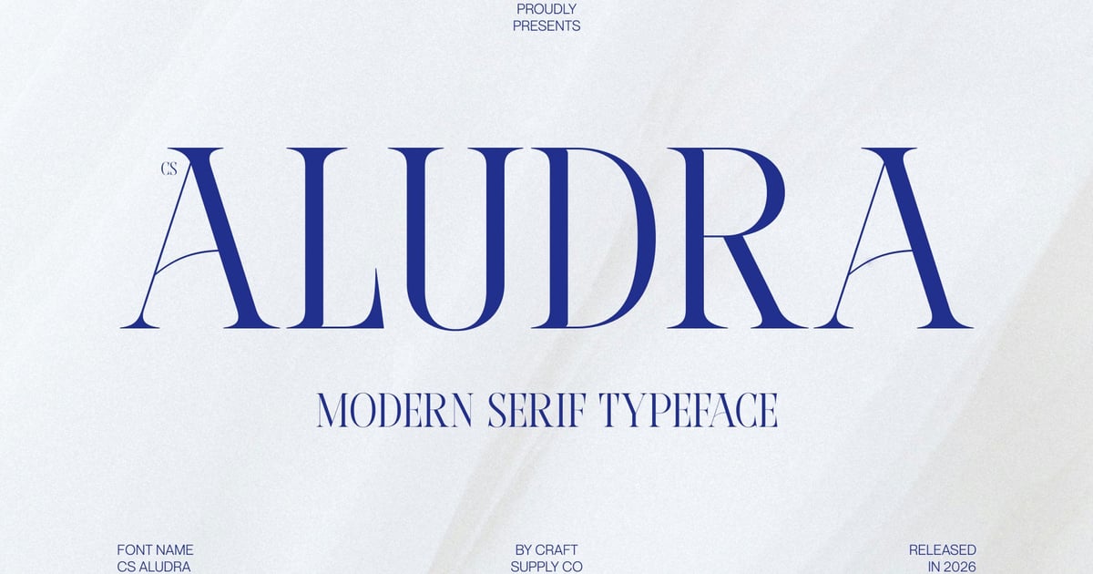 Aludra – Modern Serif Font