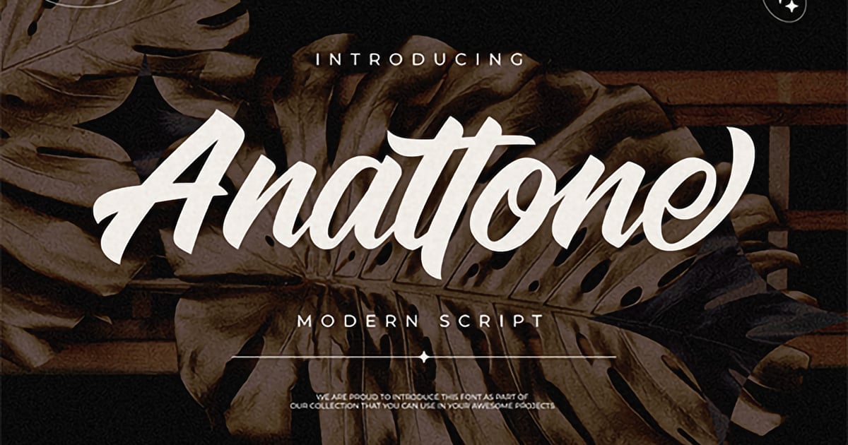 Anattone - Modern Script