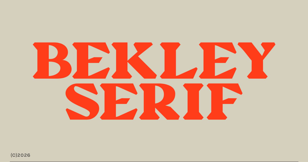 Bekley Serif - Modern Bold Serif