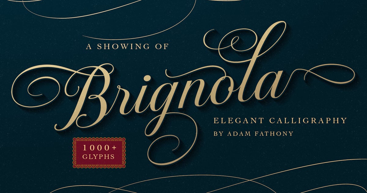 Brignola Elegant Calligraphy
