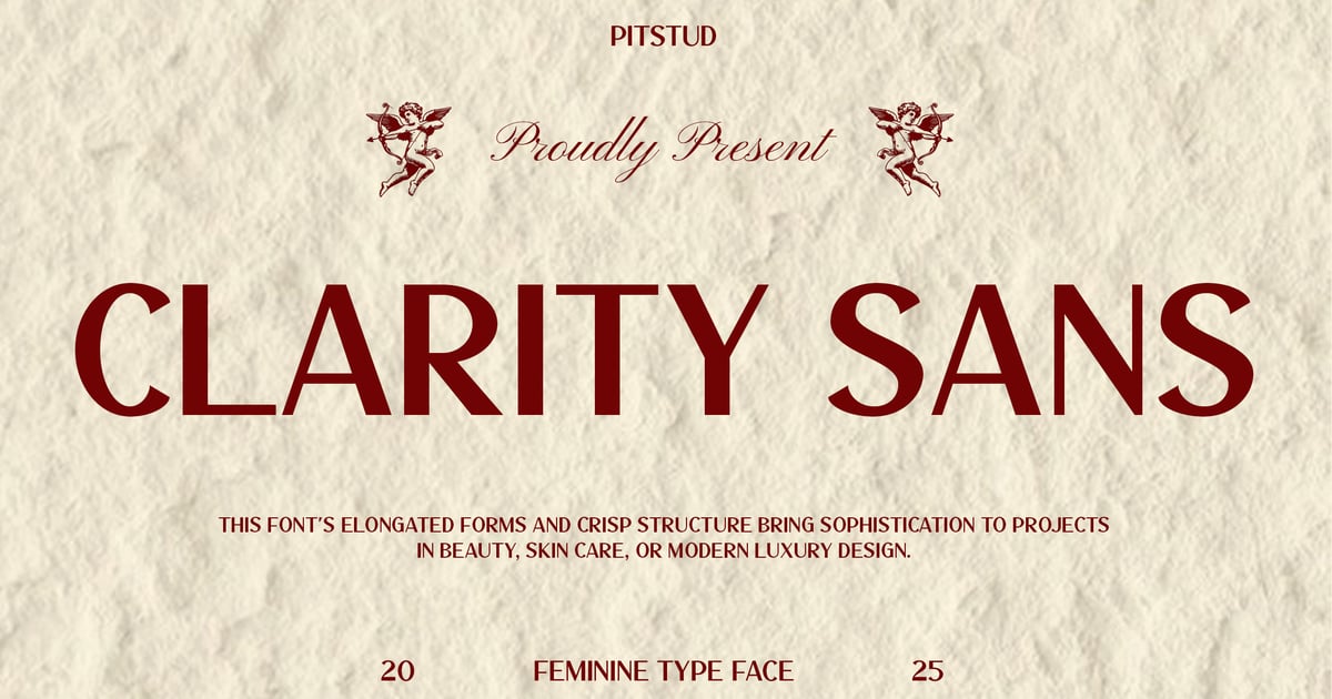 Clarity Sans - Sophisticated Sans Serif Font