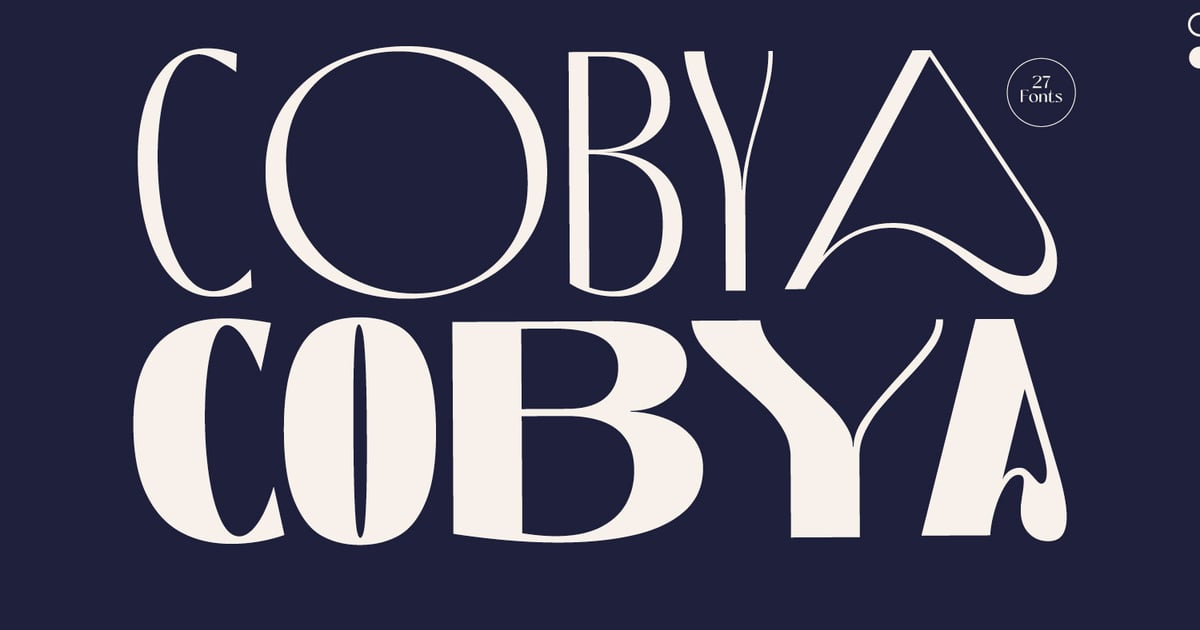 Cobya - Modern Variable Font