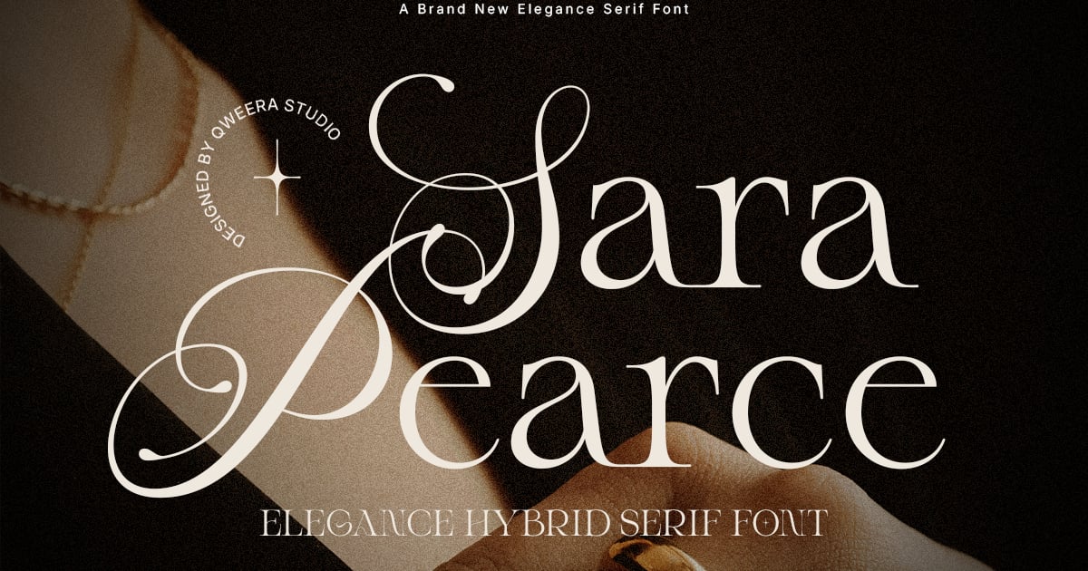 Elegant Hybrid Serif Branding - Sara Pierce