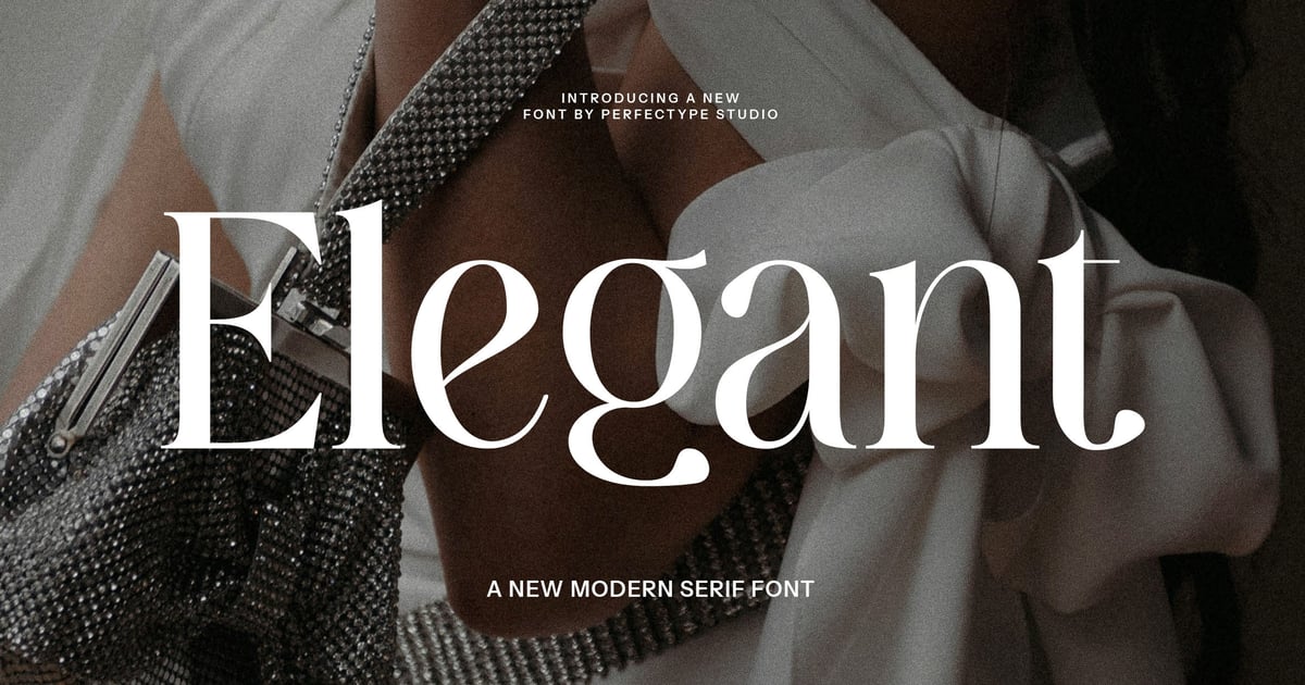 Elegant Serif Font – Classic Stylish Typeface