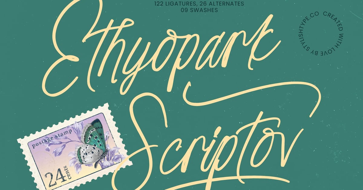 Ethyopark Scriptov – Casual Handwritten Font