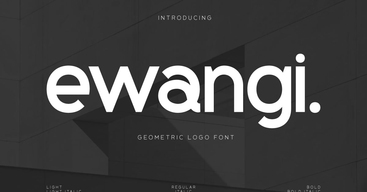 Ewangi - Corporate Font