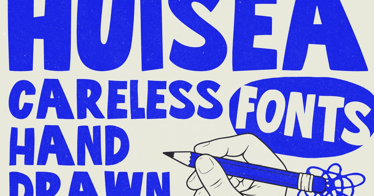 Huisea - Hand Drawn Fonts