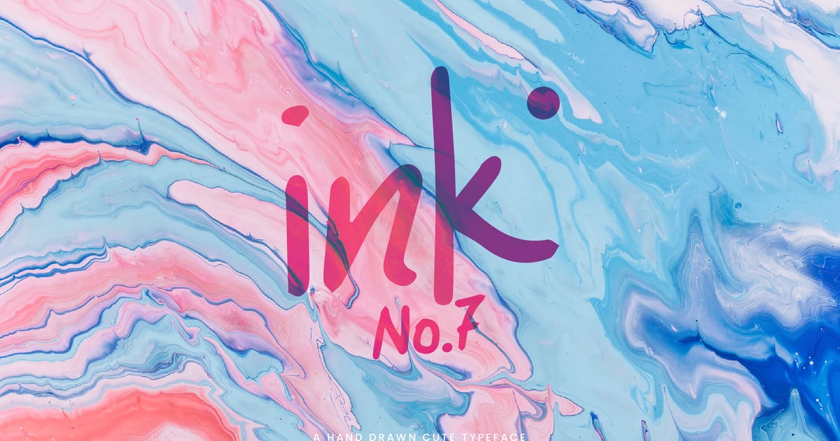 Ink - Handwriting Font