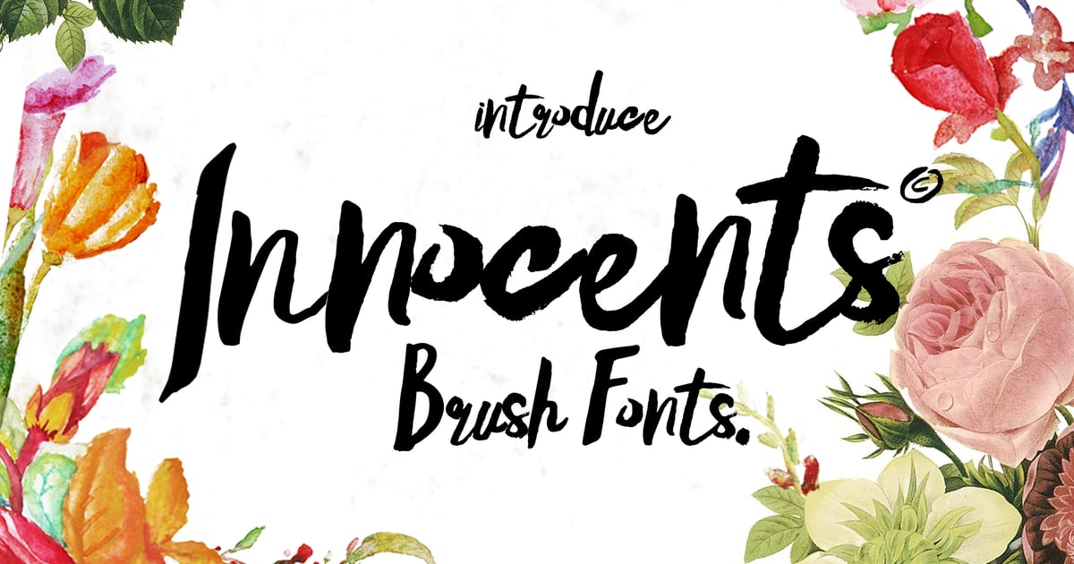 Innocents Brush script