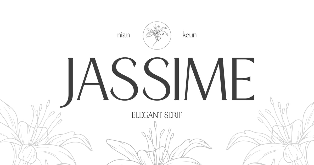Jassime - Elegant Serif