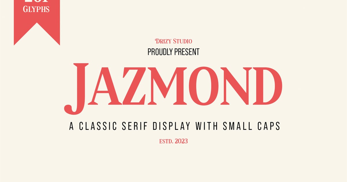Jazmond – Classic Serif Font