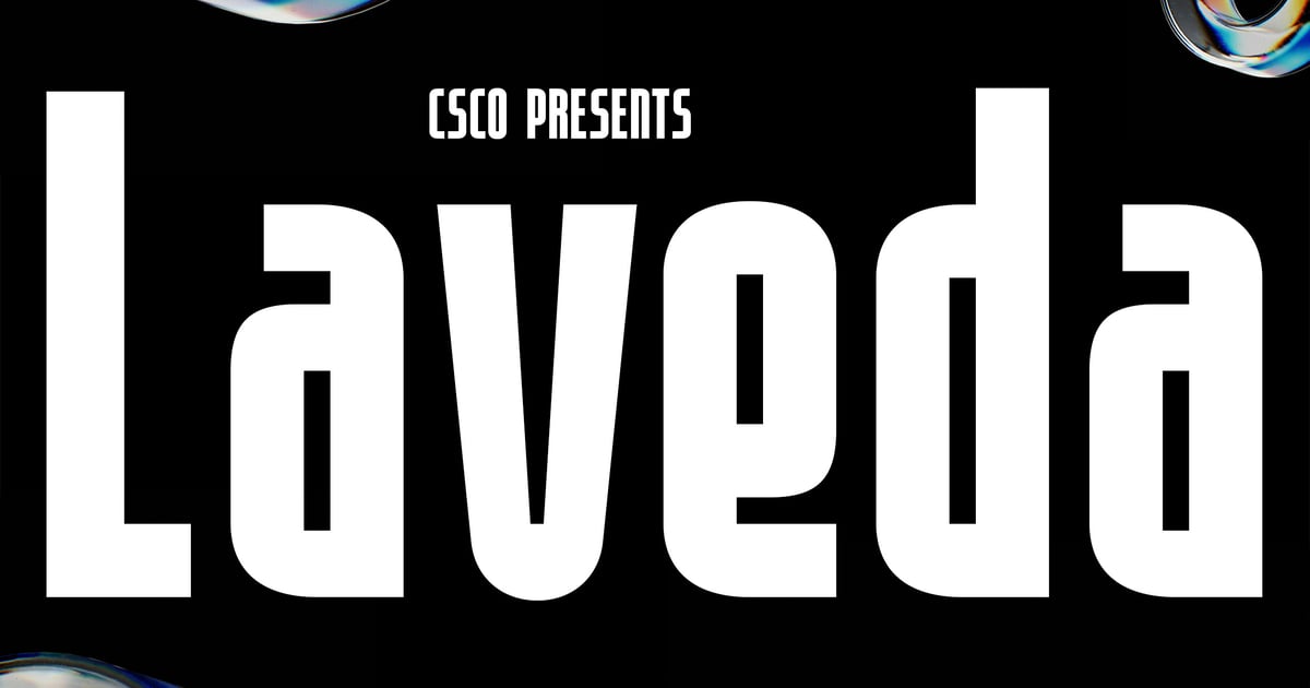 Laveda – Bold Sans Serif