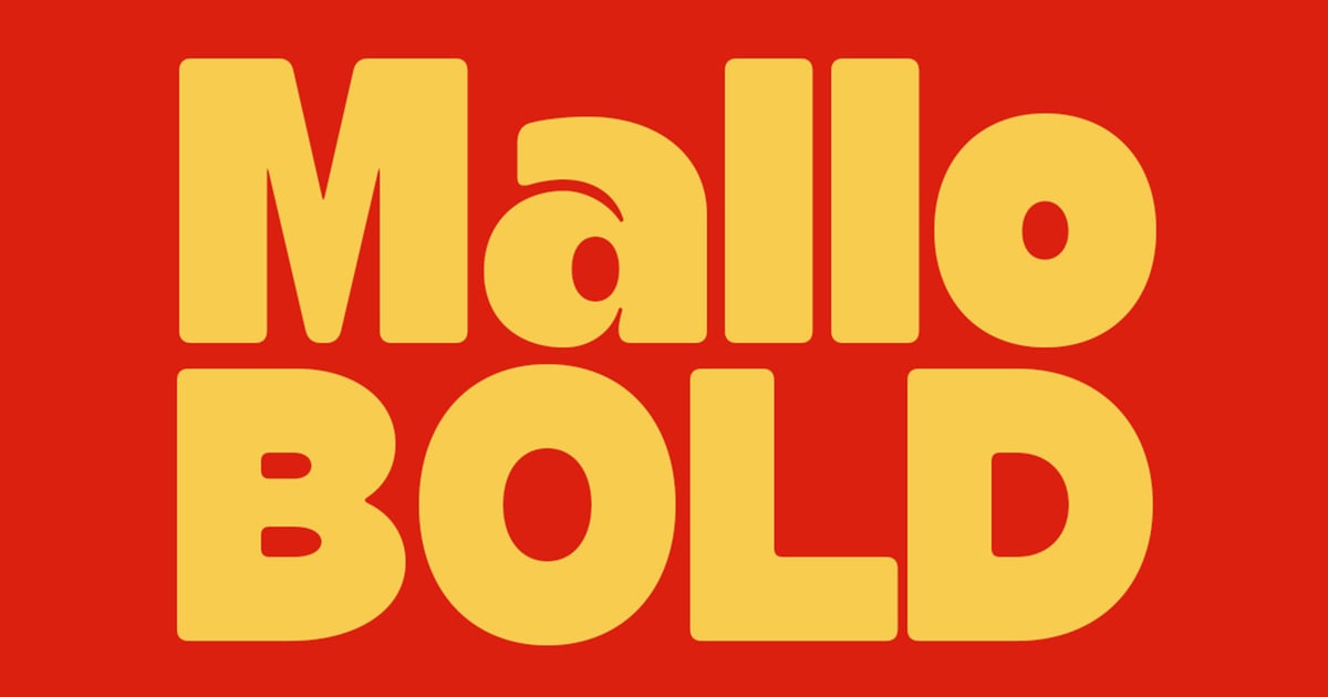 Mallo Bold – Chunky Display Typeface