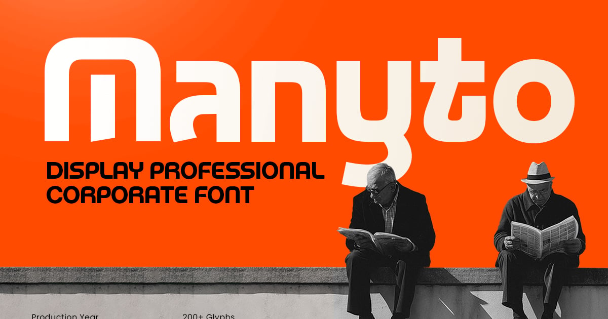 Manyto - Display Professional Corporate Font