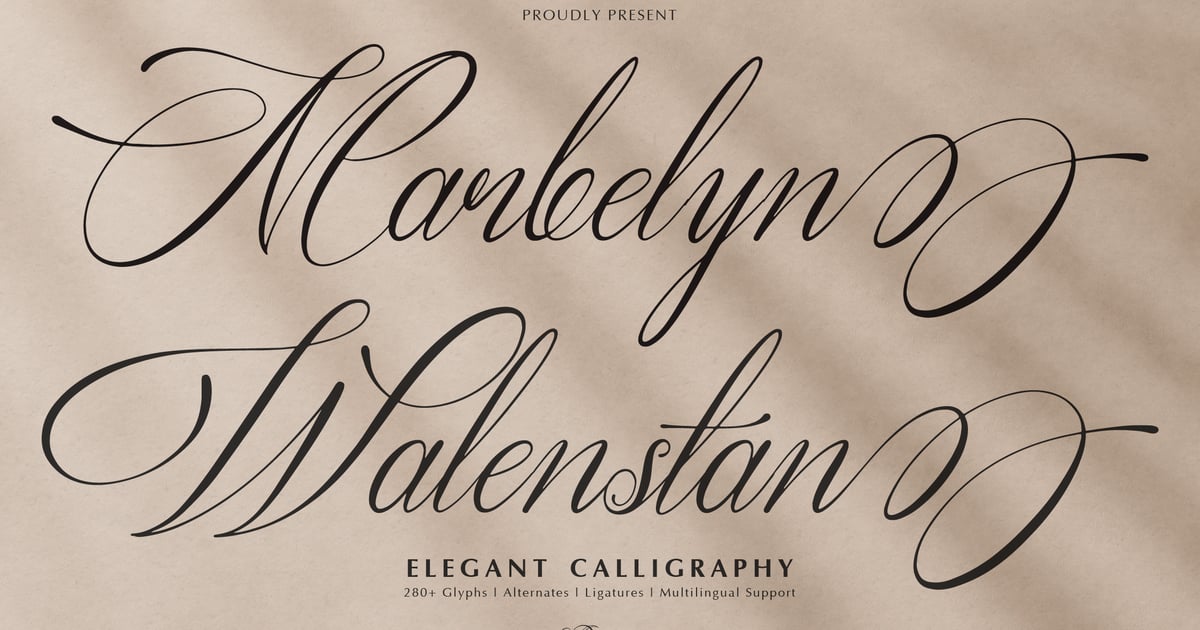 Marbelyn Walenstan | Elegant Calligraphy