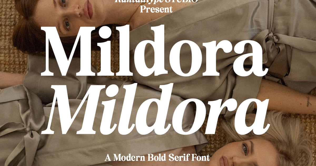 Mildora Modern Bold Serif Font