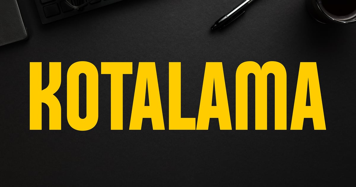 Modern Corporate Font - Kotalama