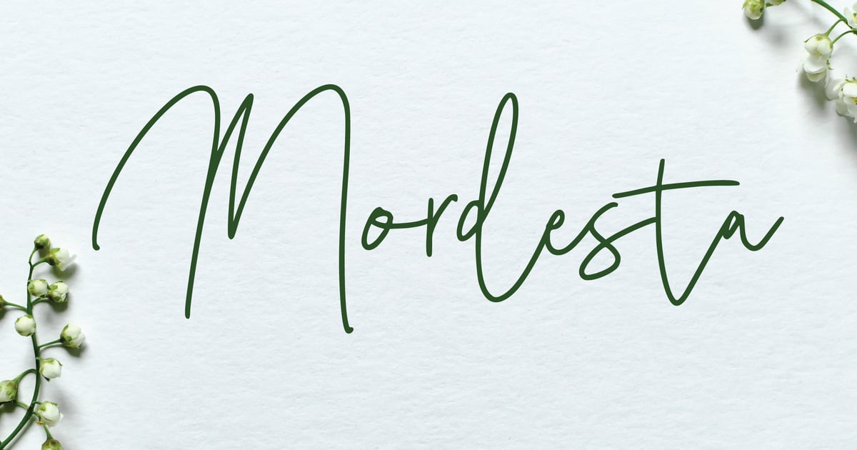 Mordesta - Casual Handwritten