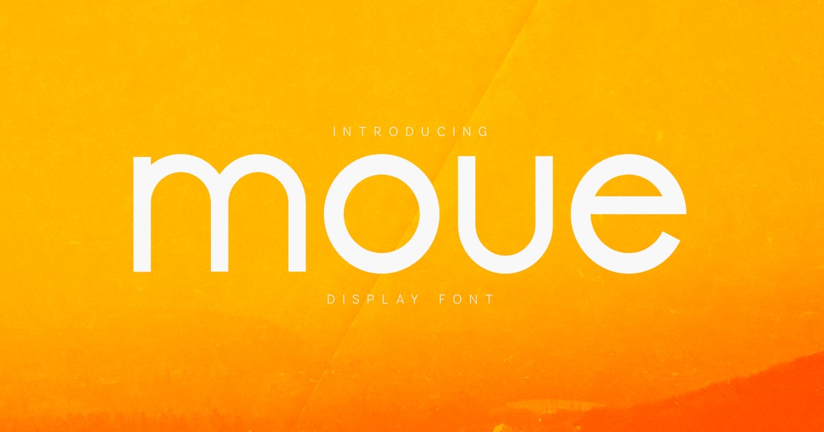 Moue – Bold Rounded Display Font