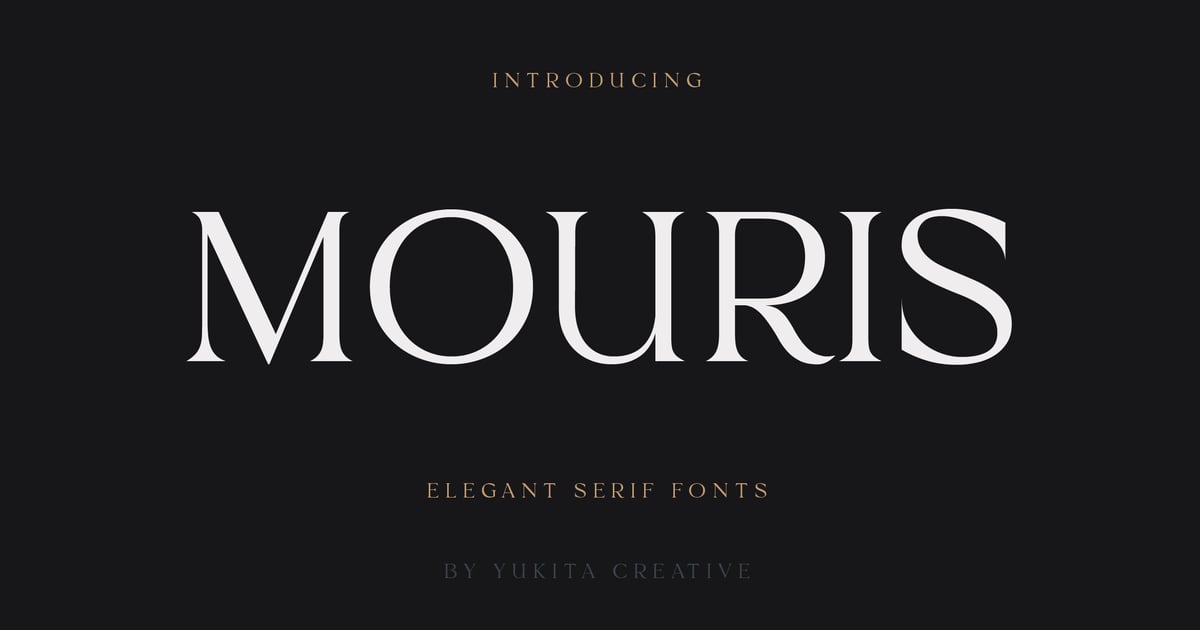 Mouris – Modern Serif Typeface