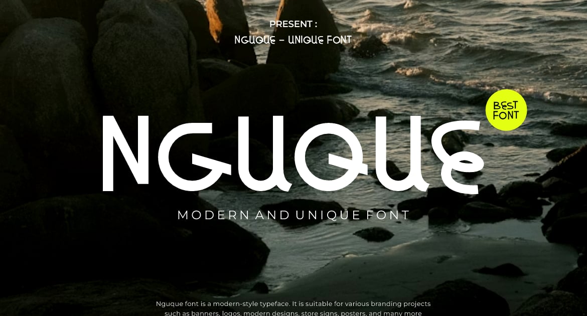 Nguque - Unique Font