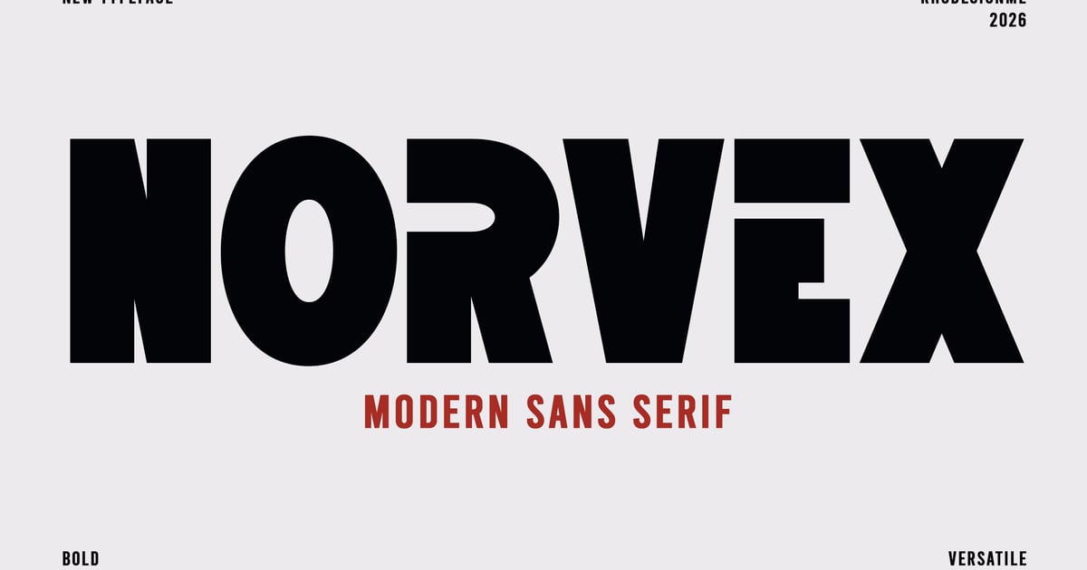 Norvex – Modern Sans Serif Font