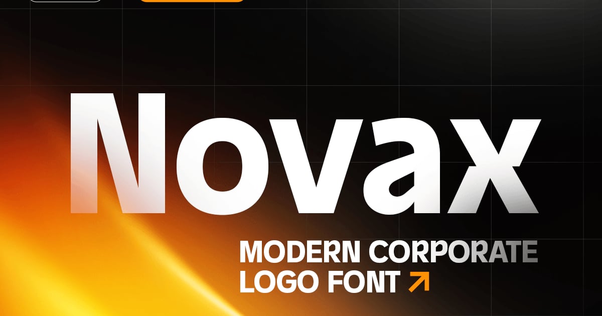 Novax - Modern Corporate Logo Font