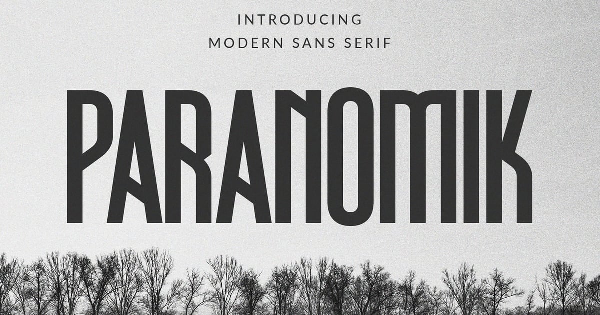 Paranomik – Modern Sans Serif