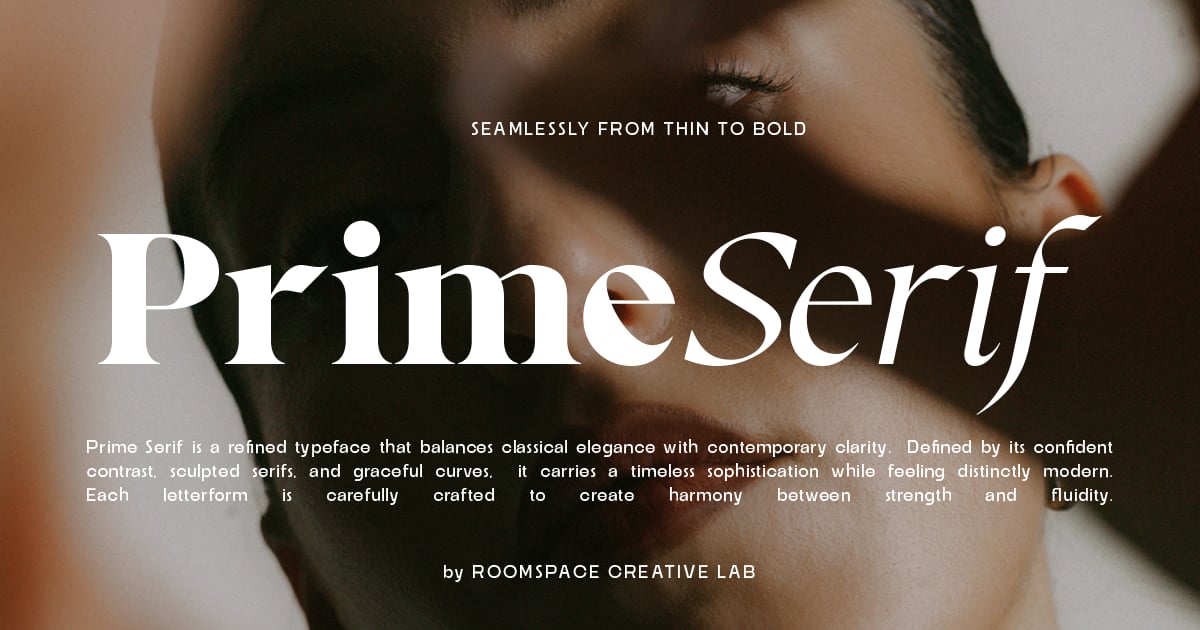 Prime Serif – Elegant Modern Serif Family