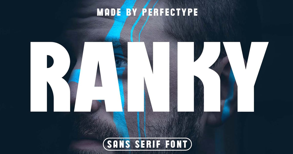 Ranky Corporate Sans Serif Font Typeface