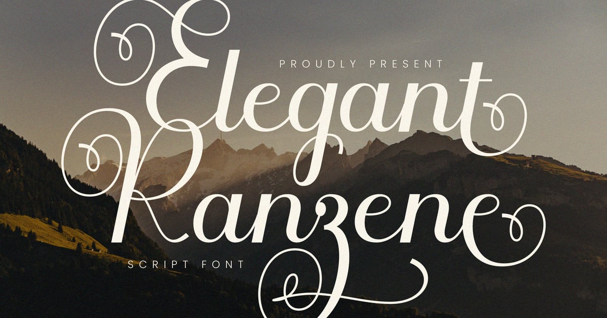 Ranzene - Calligraphy Fonts