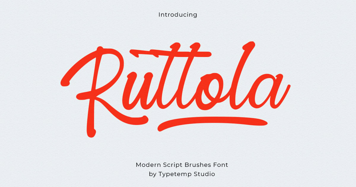 Ruttola Modern Script Brushes
