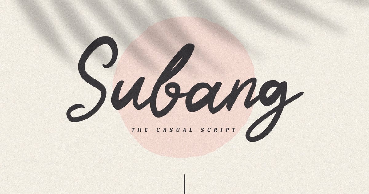 Subang - The Casual Script