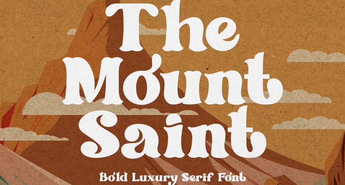 The Mount Saint - Bold Luxury Serif Font
