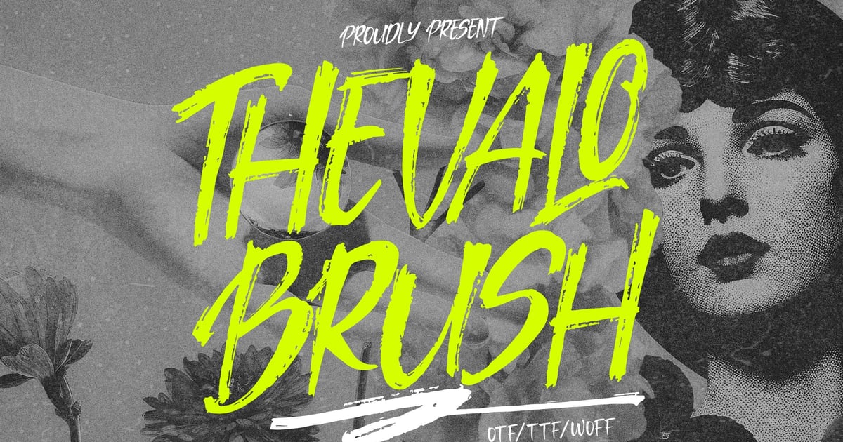 Thevalo Brush | Brush Script Font