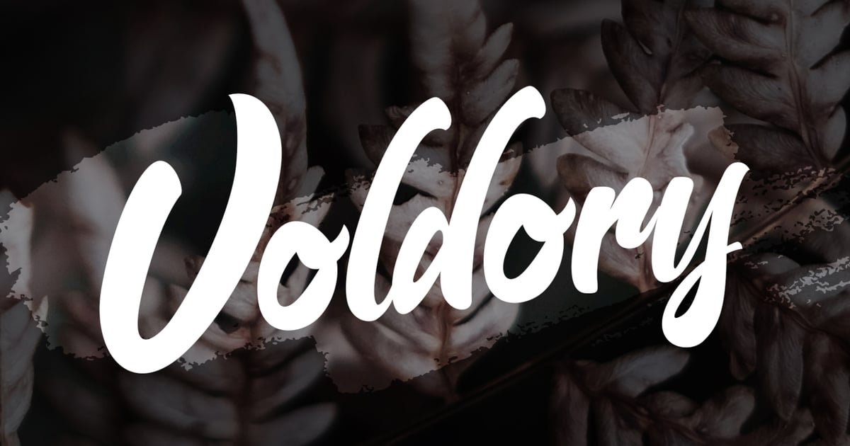 Voldory Modern Script Font