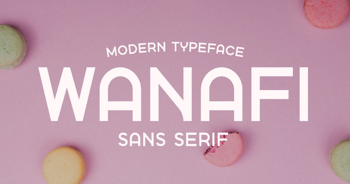 Wanafi - Modern Sans Serif Font